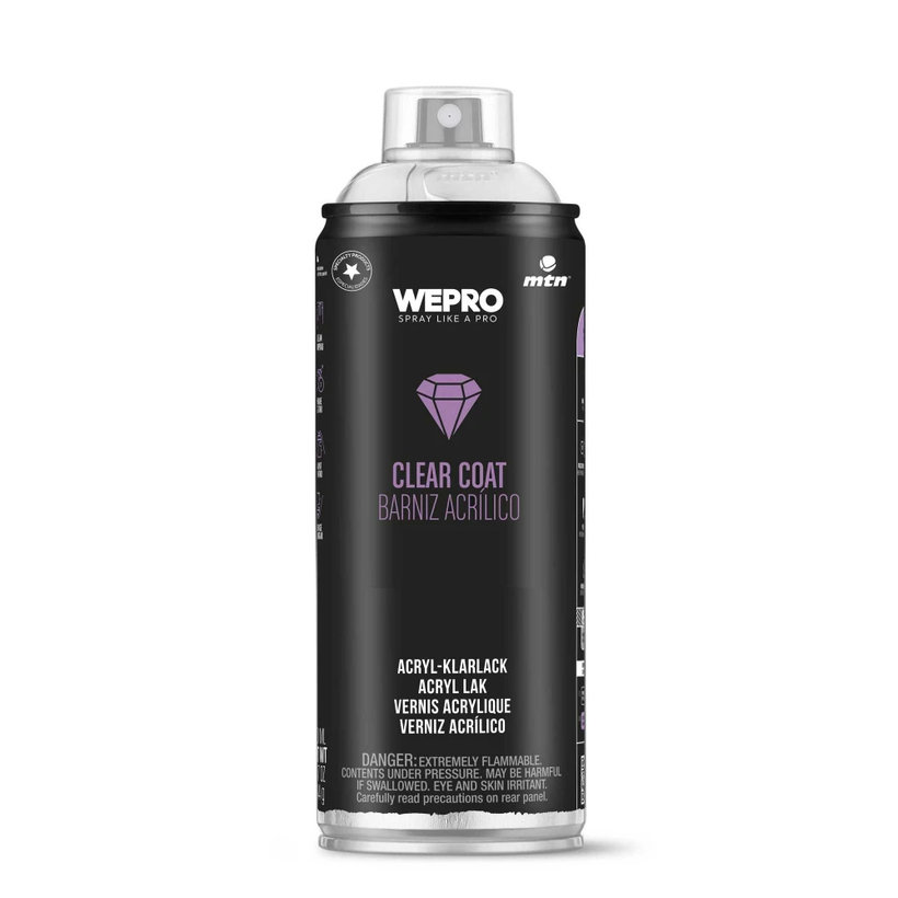 WEPRO Bezfarebný lak v spreji - lesklý