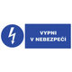 Tabuľka - Vypni v nebezpečenstve
