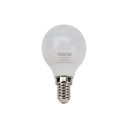 LED žiarovka guľa E14 5W - teplá - s chipom