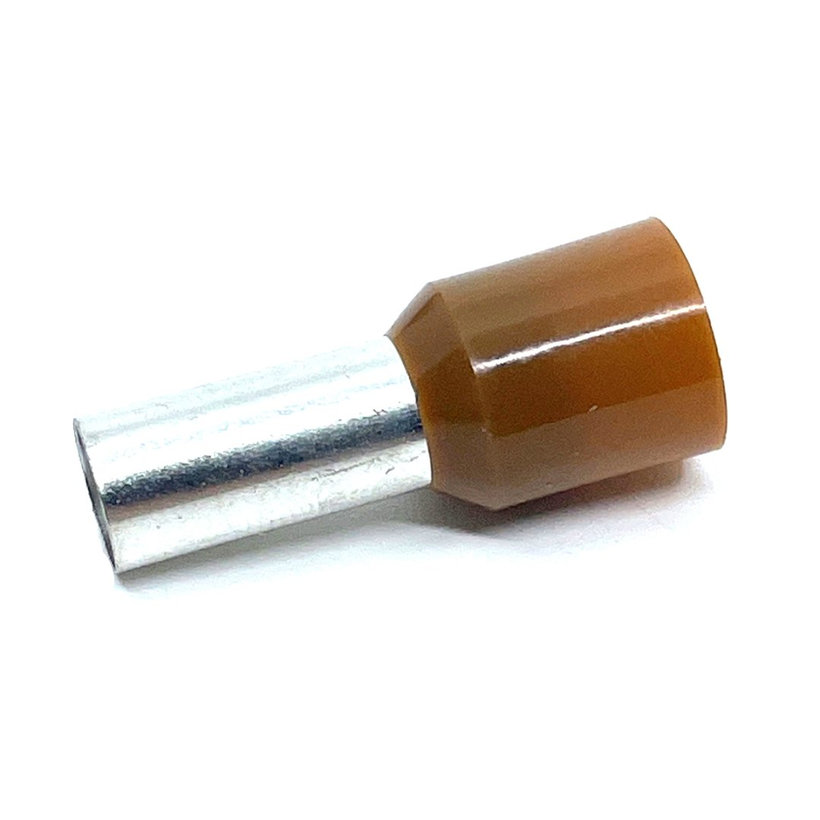 Izolovaná káblová dutinka hnedá 25mm²