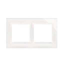Rámček 2 - násobný sklenený - biely