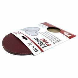 Brúsny papier na suchý zips - kruh 125 mm P100 -10 ks