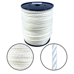 PP 6mm šnúra stáčaná číra