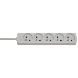 Predlžovací kábel 16A biely 5 zásuviek 3m 3G1,5