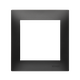 Rámček 1-násobný - čierny matný