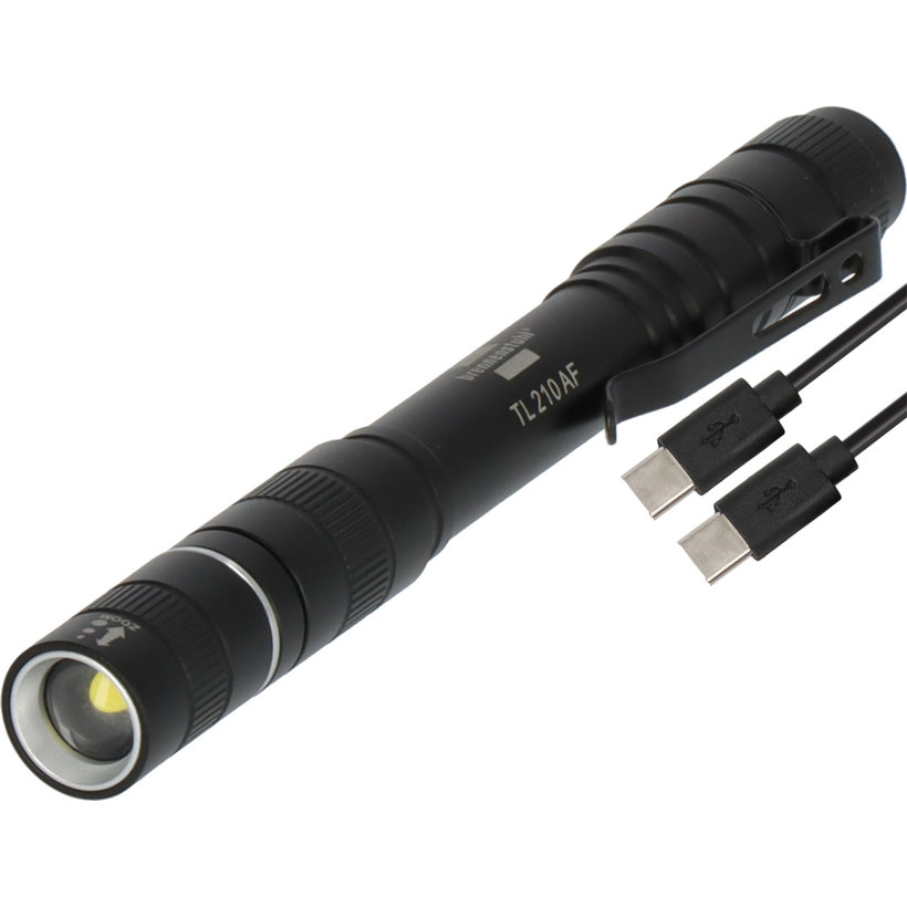 Dobíjacia LED vrecková baterka LuxPremium TL 210 AF, 200 lm, IP44