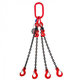 Reťazový záves oko-4 hák tr 80 so skracovačom (7 m, 2360/1700 kg, 6 mm)
