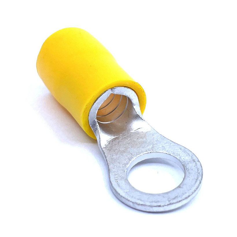 Izolované Cu káblové oká lisovacie žlté 6mm²