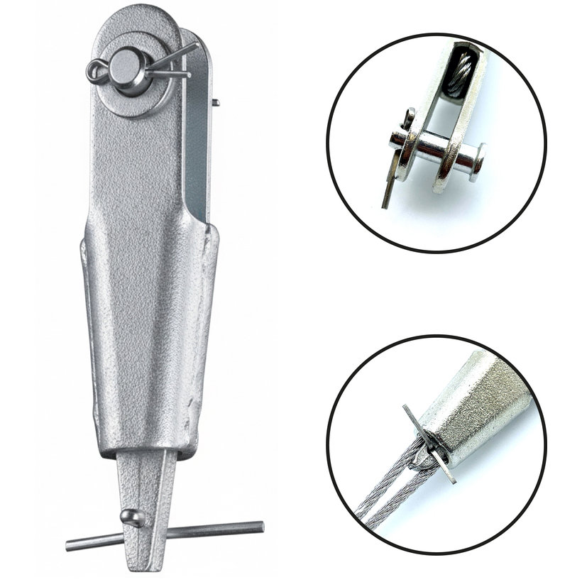 Lanový zámok DIN 15315 6-8mm