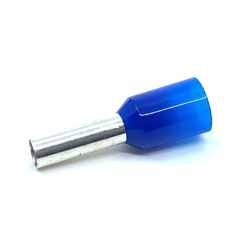 Izolovaná káblová dutinka modrá 2,5mm²