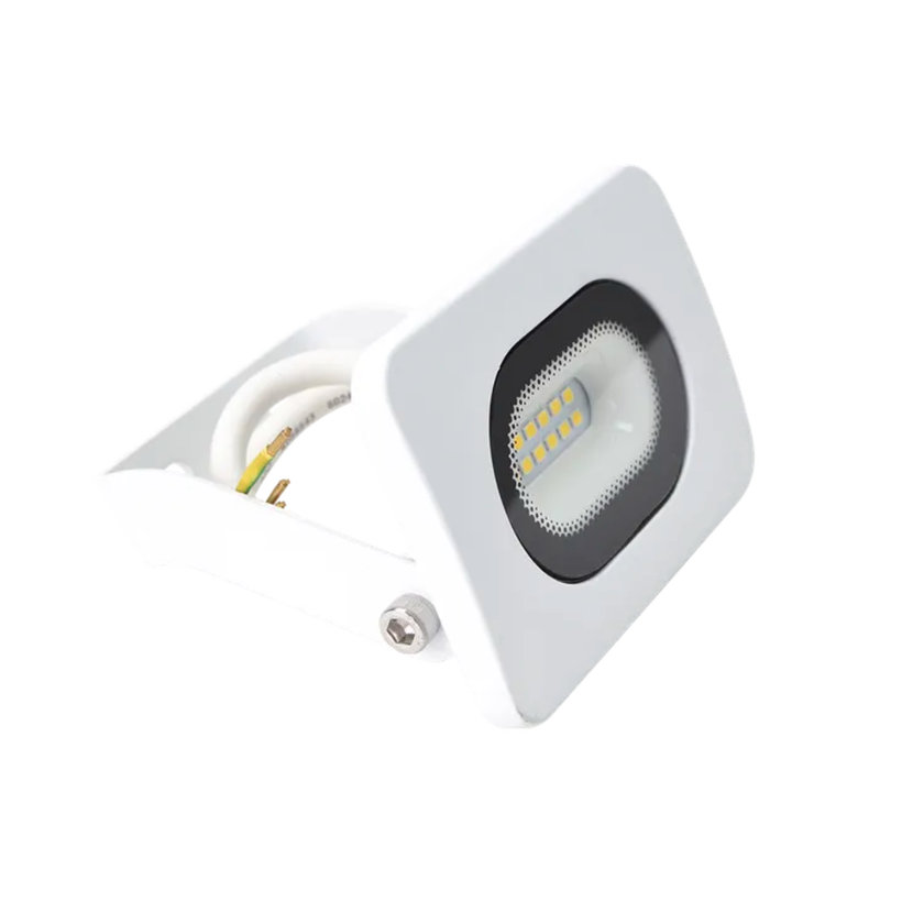LED SMD reflektor biely 10W - neutrálna biela