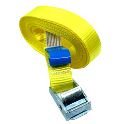 Jednodielny rýchloupínací pás so sponou a voľným koncom žltý