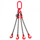 Reťazový záves oko-4 hák tr 80 so skracovačom (0,5 m, 2360/1700 kg, 6 mm)