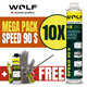 Montážne lepidlo (PUR) pištoľové -  FIX SPEED 90S - 10 ks MEGA PACK 750ml