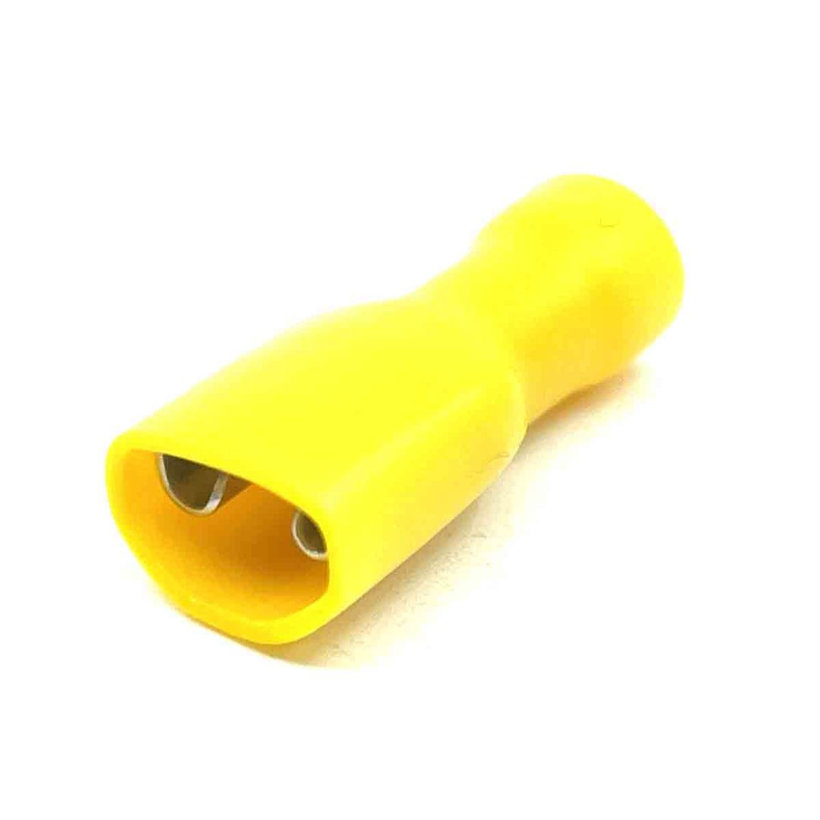 Celoizolované Cu lisovacie dutinky ploché žlté 6mm²