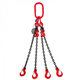 Reťazový záves oko-4 hák tr 80 so skracovačom (4,5 m, 2360/1700 kg, 6 mm)
