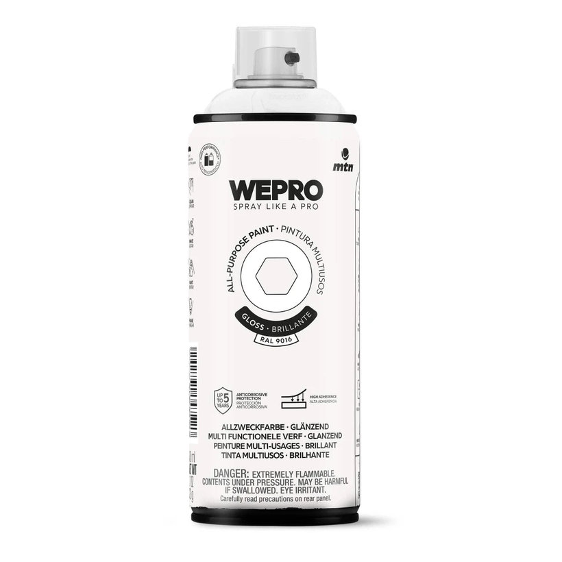 WEPRO Sprej – farba na báze rozpúšťadiel, lesklá