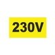 Samolepka - 230 V