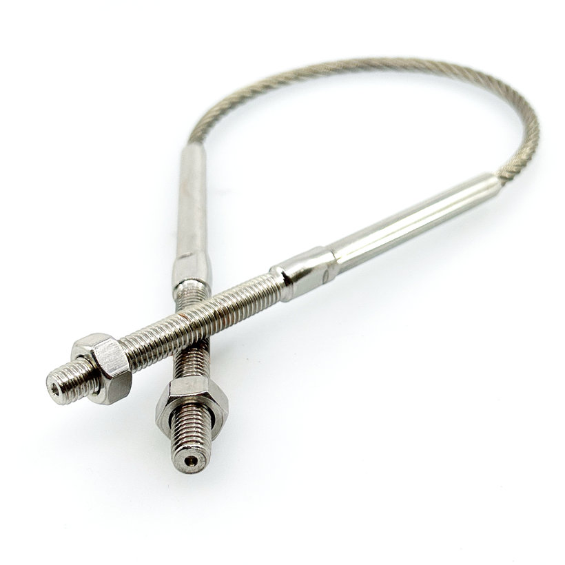 Lanová výplň zábradlia závit/závit M6 3mm/2m